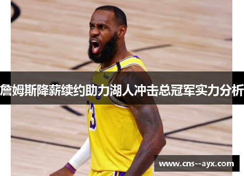 詹姆斯降薪续约助力湖人冲击总冠军实力分析