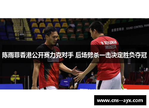 陈雨菲香港公开赛力克对手 后场劈杀一击决定胜负夺冠