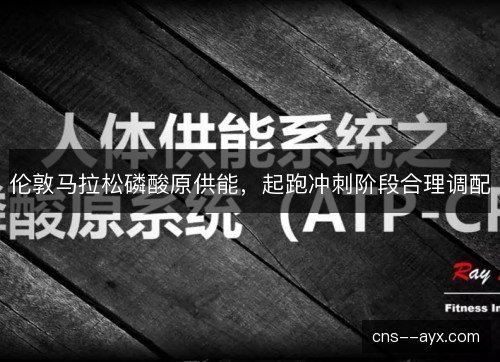 伦敦马拉松磷酸原供能，起跑冲刺阶段合理调配